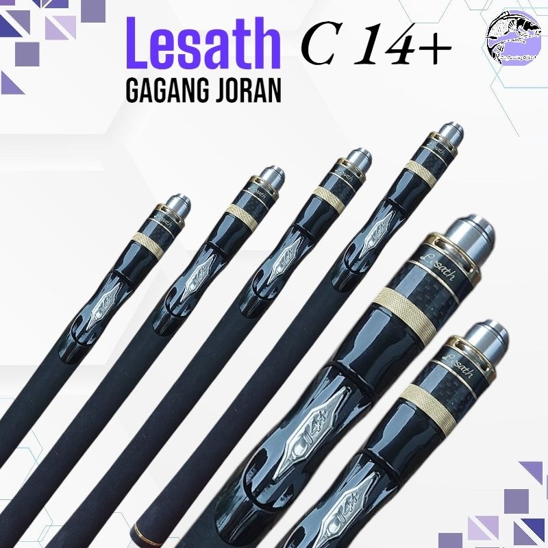 Reel seat C14 LESATH GS / gagang joran LESATH GS C 14