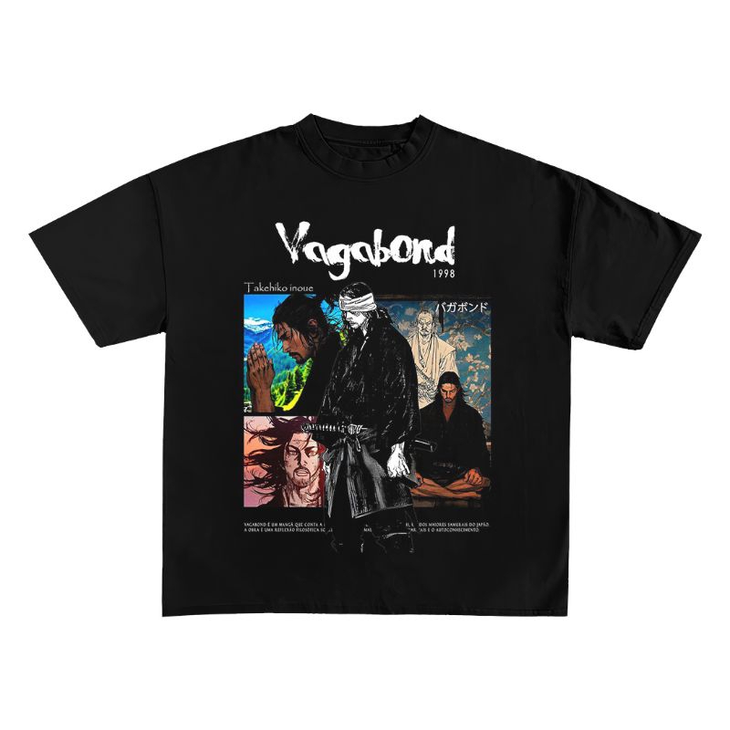 KAOS VAGABOND | T-SHIRT BAJU MANGA JAPAN | COMBED PREMIUM | PRIA DAN WANITA | OVERSIZED