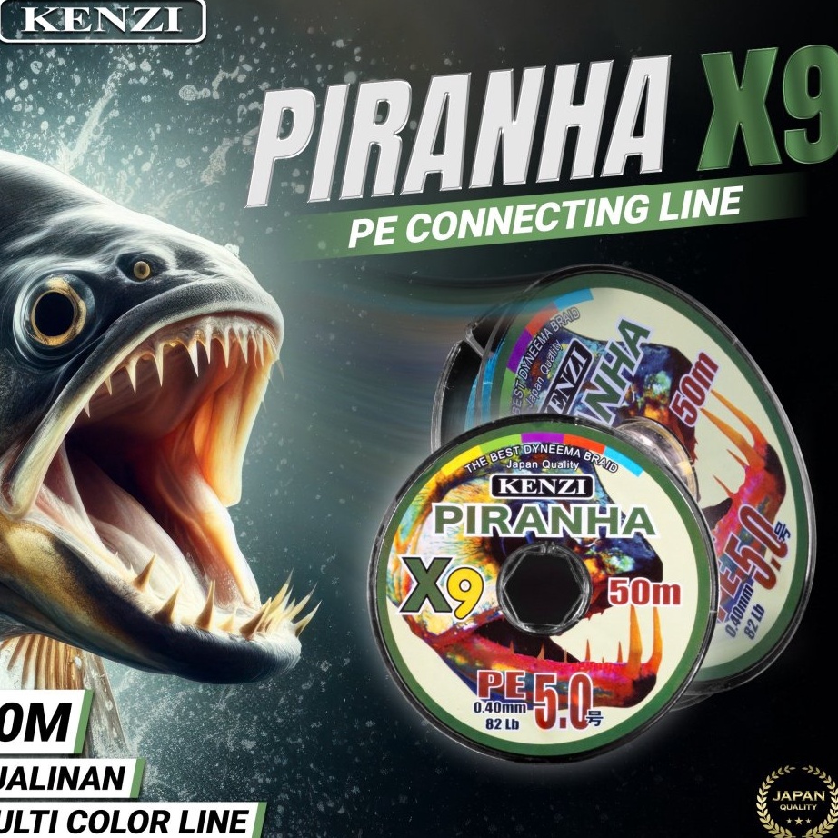 COD  senar PE KENZI PIRANHA X9 5m 1x5m