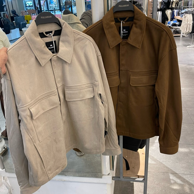 Jaket Suede PULL&BEAR MEN Jastip (jasa titip)