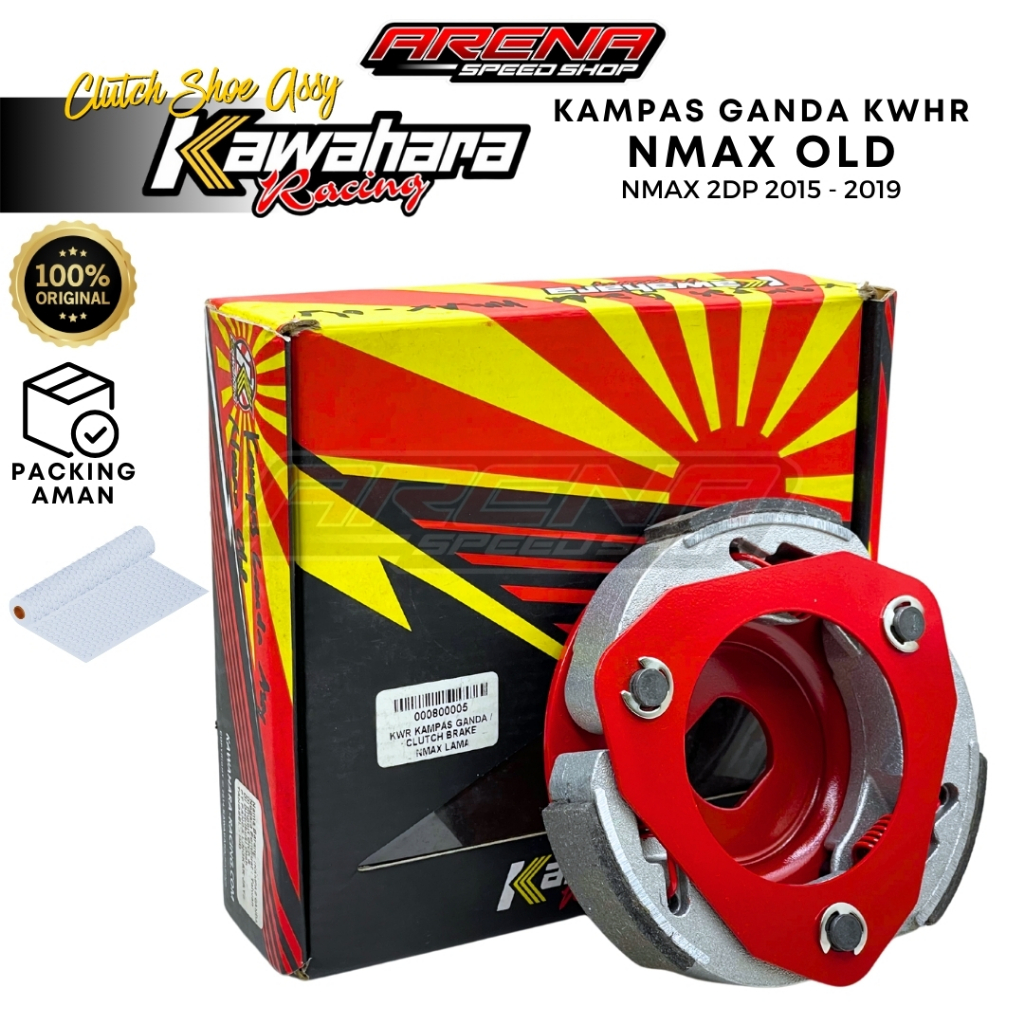 KAWAHARA Clutch Shoe NMAX Assy - Kampas Ganda Komplit Nmax Old 2015 2019 2DP Original KWHR