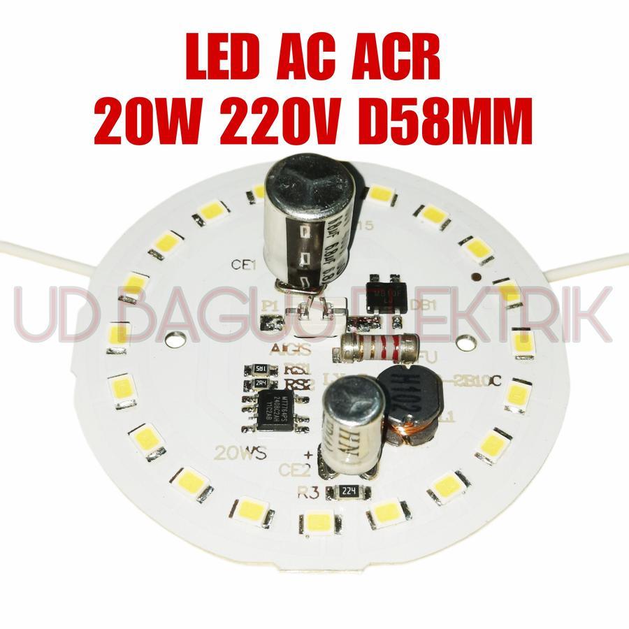 PCB LED AC ACR 20W PCB KECIL 220V DIAMETER 58MM PCB LED AC AIGIS 20W 220V DOB