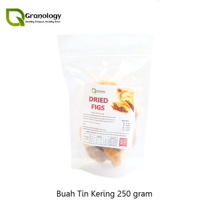

Dried Fig / Buah Ara / Tin (250 gram) by Granology