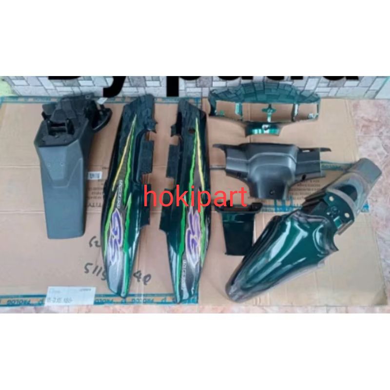bodi set tornado gs warna hijau