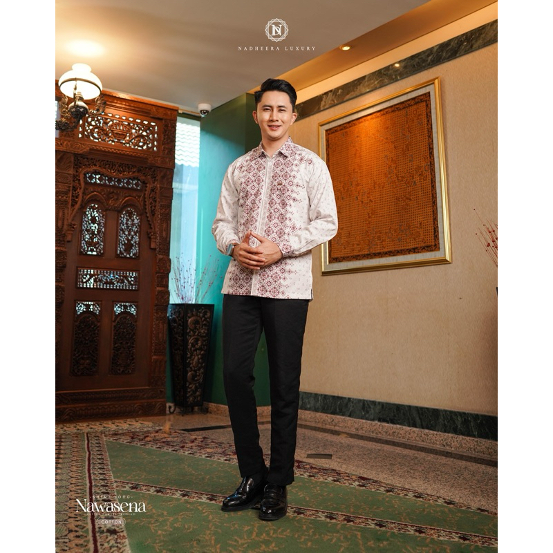 NAWASENA FAMSET BY NADHEERA LUXURY//KEMEJA PRIA✅