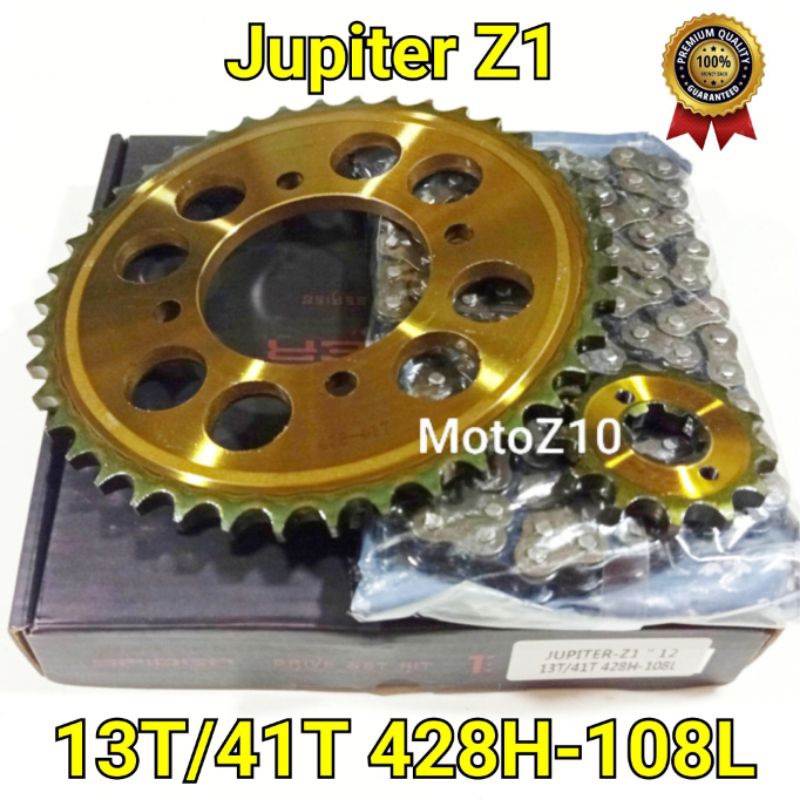 SPD Gear Paket Set Jupiter Z1 Z115 Robot Vega ZR RR Force Fi Injeksi Gear Depan 13T Belakang 41T Ran