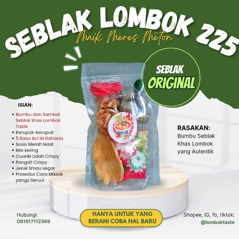 

Lombok Taste | Seblak Original