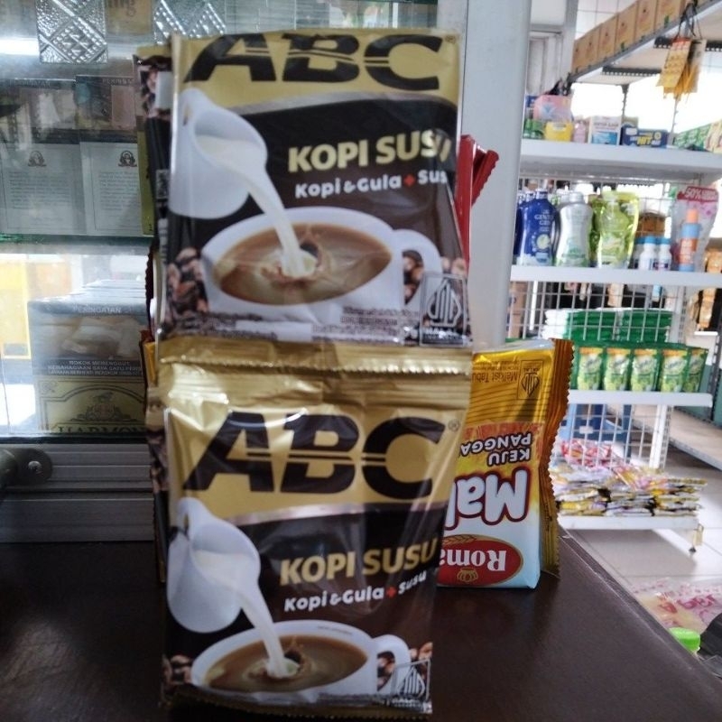 

ABC KOPI SUSU RENCENG ISI 10 Sachet 31g