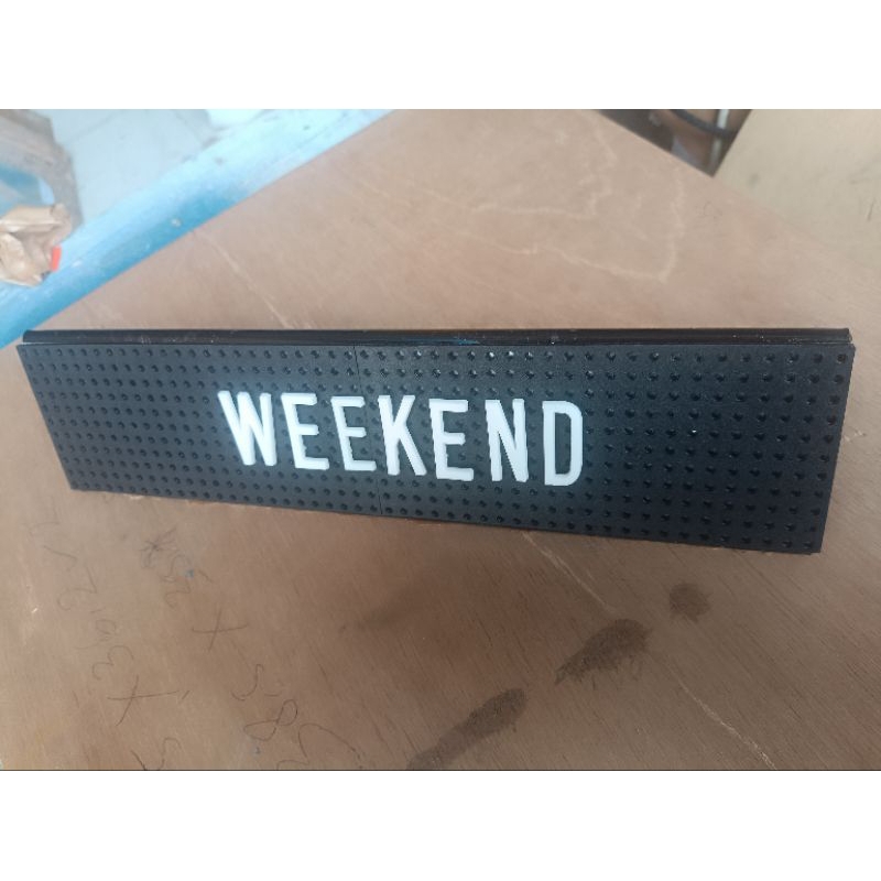 

huruf angka sesuai custom.