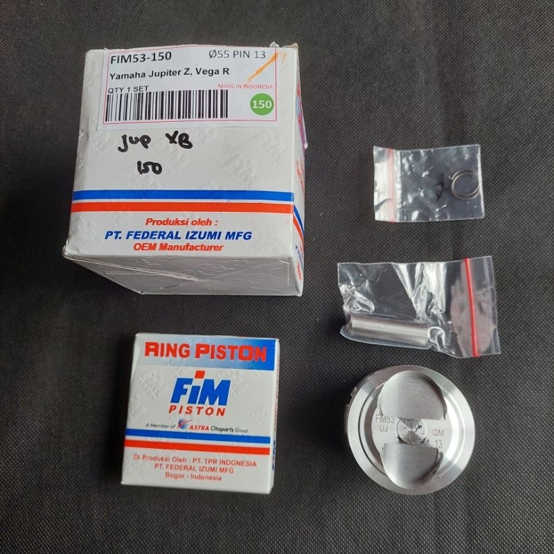 Piston Kit Ring Seher FIM53/FIM56 Custom.PNP Vario 125 Old Bohlam Vario 125 Led Vario 125 New Gen1