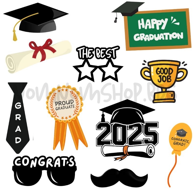 Props Photobooth Kelulusan Graduation wisuda 2025