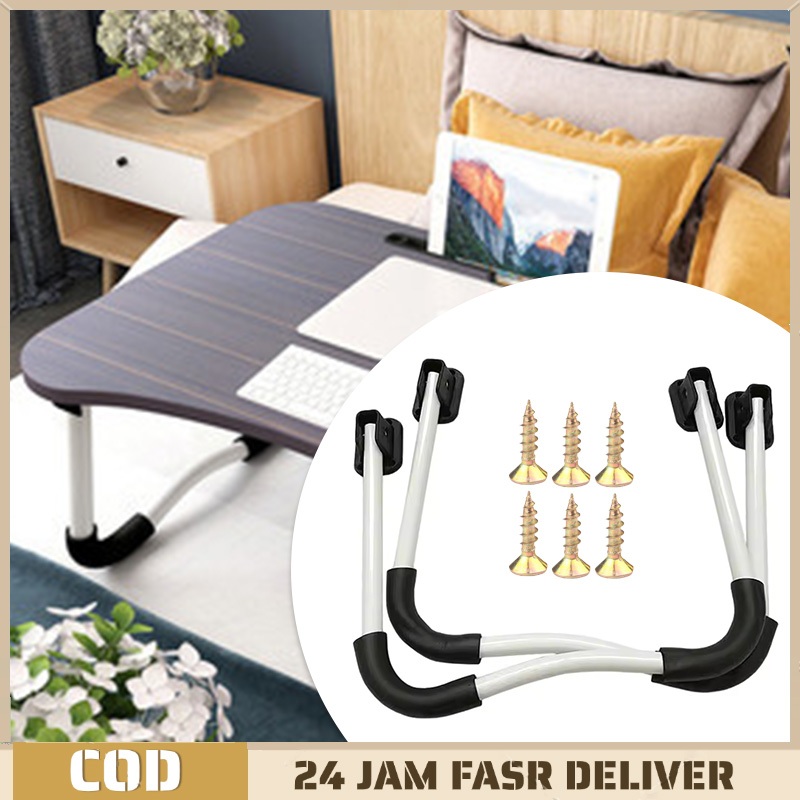 2pcs Kaki Kaki Meja Kaki Meja Adjustable Kaki Meja Sepasang Kaki Meja Lipat Folding Table Legs Kaki
