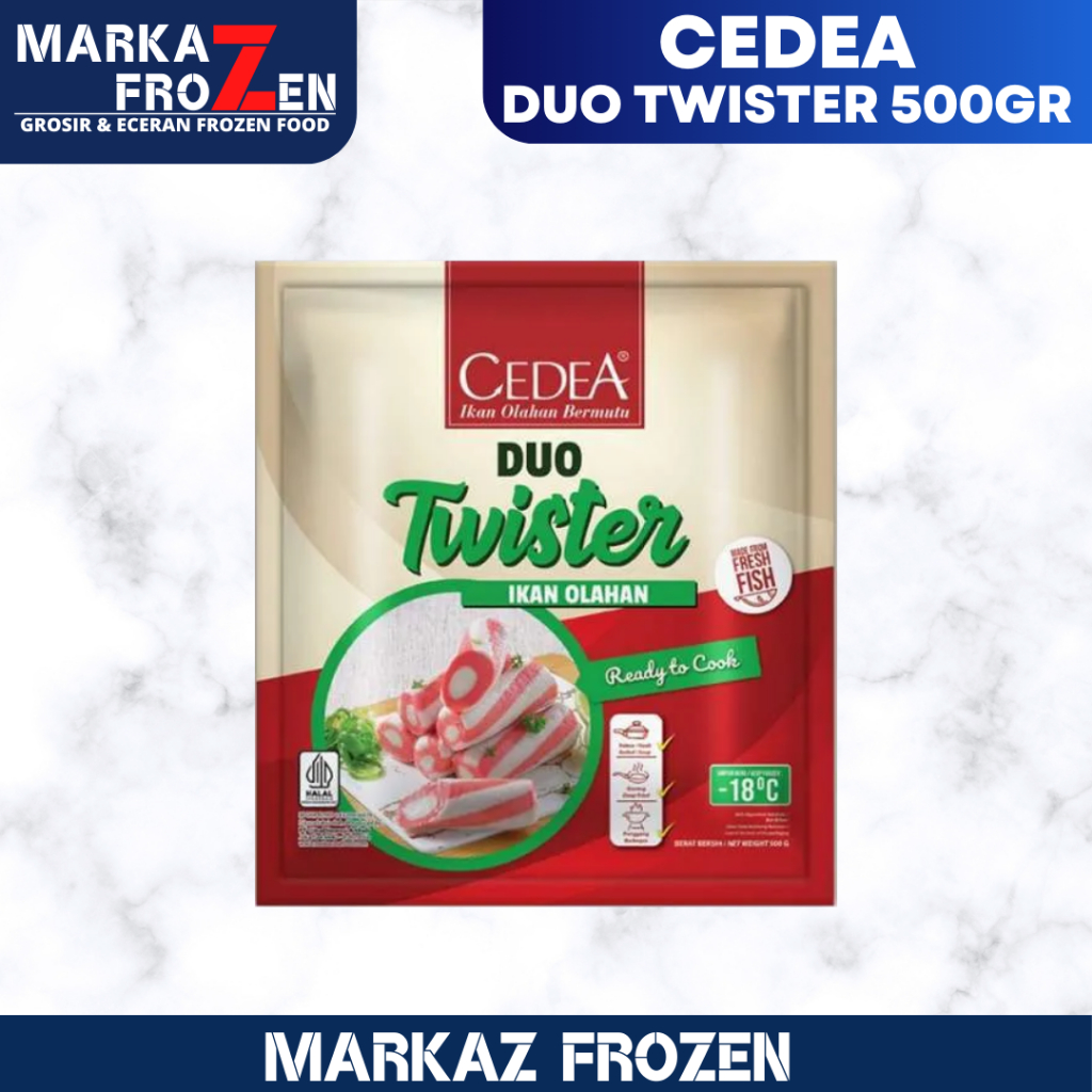 

CEDEA DUO TWISTER IKAN OLAHAN 500GR