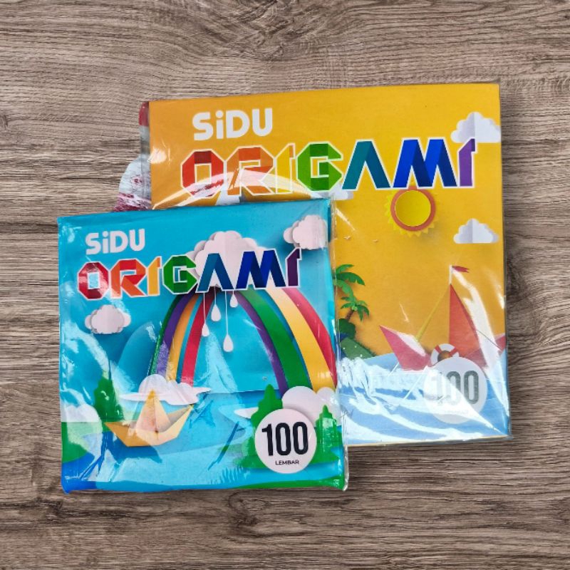 

KERTAS LIPAT ORIGAMI SIDU UKURAN 16x16 & 12x12 cm (100 lembar)