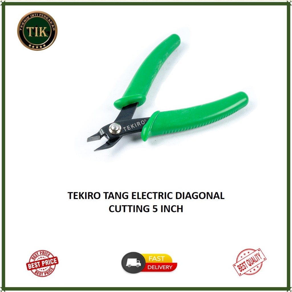 Tekiro Electronic Diagonal Cutting Pliers 5 Inch tang potong elektronik