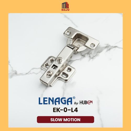 LENAGA Engsel Sendok Slow Motion Klip-on / Engsel Pintu Lemari Soft Close