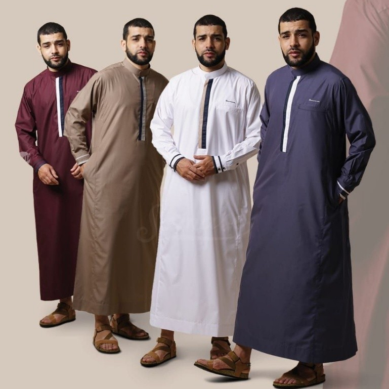 Jubah Samase T020 Jubba Saudi Pria Lengan Panjang
