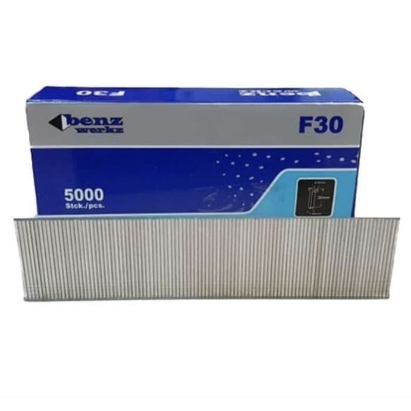 

BENZ Isi Paku Tembak F30 - Refill Air Nailer Bit Staples Finish Nail
