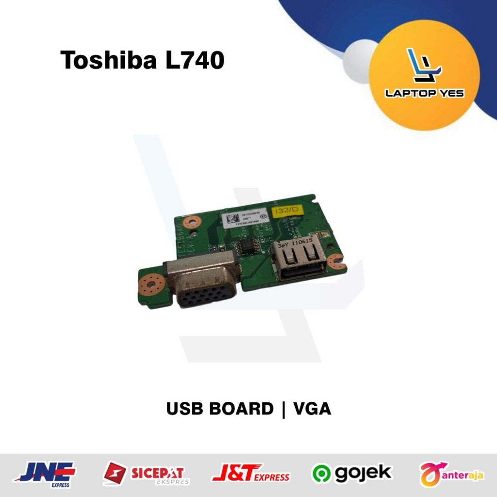 Port USB VGA Board Laptop Toshiba L740 Original