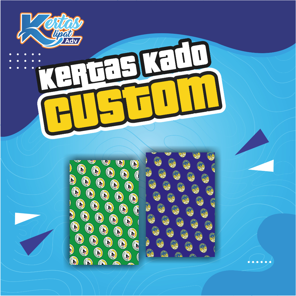 

KERTAS KADO CUSTOM l 1 PAKET ISI 3 LEMBAR SEHARI JADI