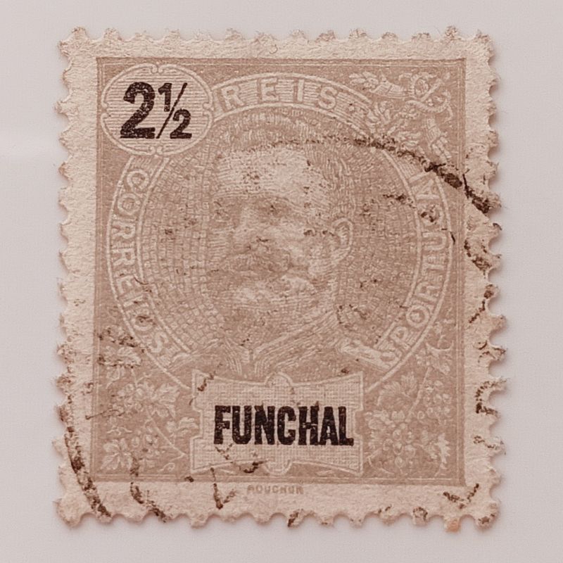 

(AA) Perangko Funchal (Kota di Pulau Madeira, Portugal) 1897 King Carlos I 1897-1905 - King Carlos I of Portugal (1863-1908) 2½ reis Used