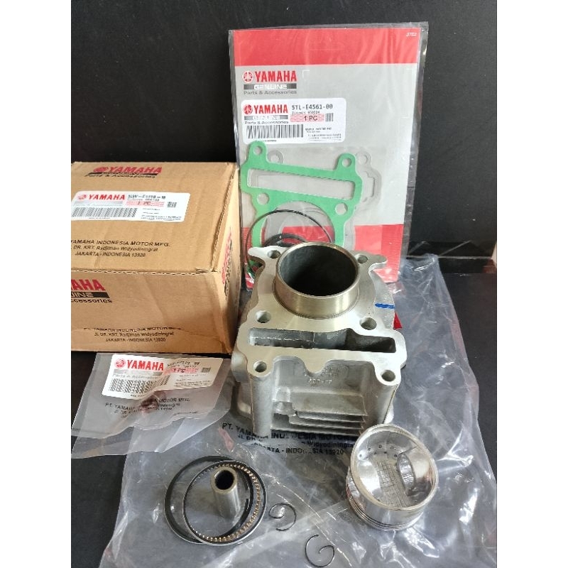 blok seher motor Mio sporty komplit piston+topset+sil klep set PNP Mio sporty Mio smile Mio soul GT