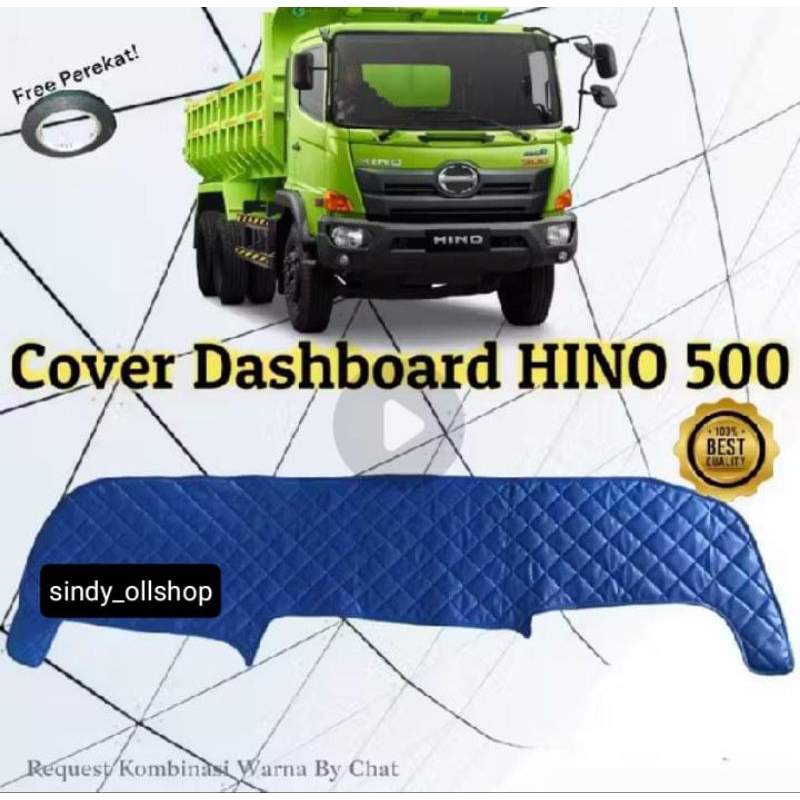 cover dasboard mobil Hino 500 lohan ranger kulit premium alas pelindung dasboard interior