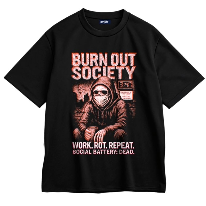 Evillia T-shirt Oversize EXHALE
