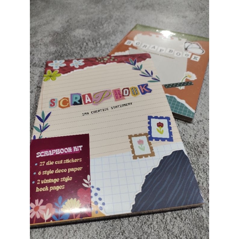 

scrapbook ukuran A5, scrapbook estetik, scrapbook aesthetic