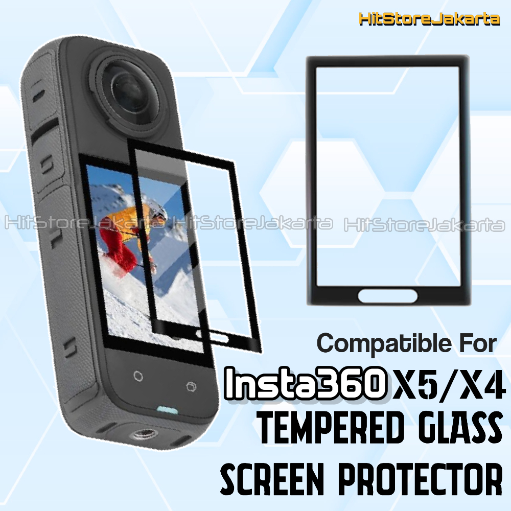Anti Gores Tempered Glass Screen Protector For Insta360 X4 Insta360 X5 Aksesoris