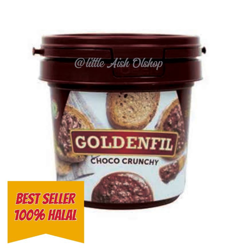 

GOLDENFIL coklat goldenfil coklat oles kemasan besar UKURAN 350g varian Choco Crunchy
