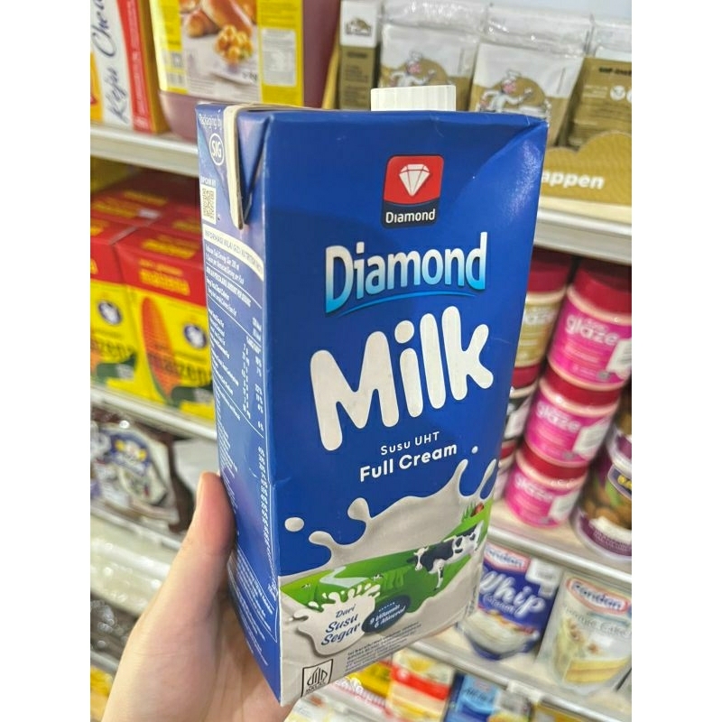 

Diamond Milk Full Cream ( Susu Diamond ) 1 Liter