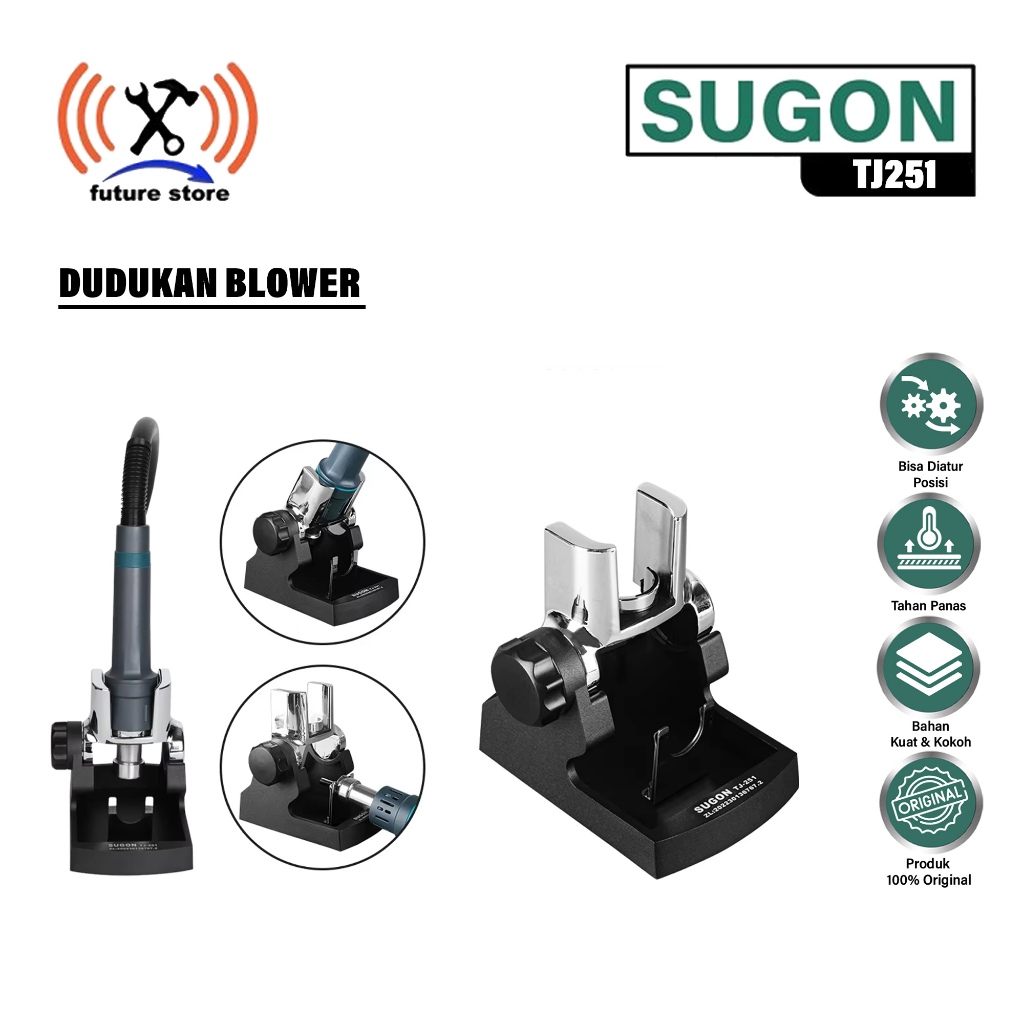 SUGON TJ251 DUDUKAN GAGANG BLOWER ORIGINAL - Dudukan Blower Hot Air Gun SUGON 858 series, 868 series