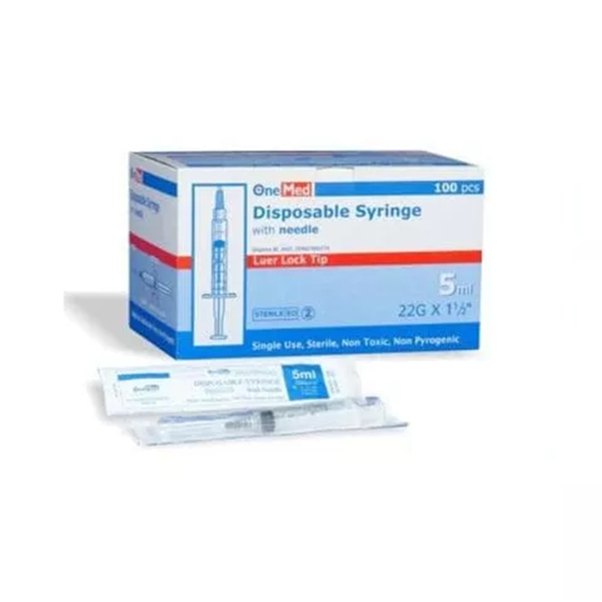 Disposable Syringe 1 3 5 10 ml cc Spuit Box isi 100 - Onemed Suntikan