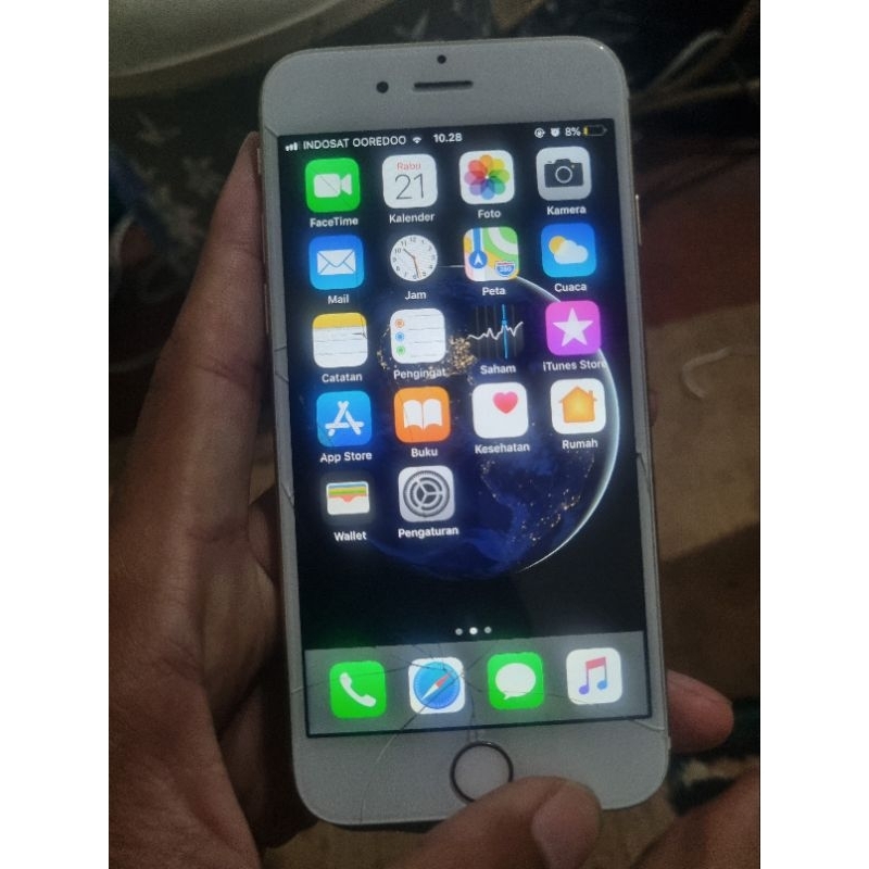 iphone 6 128 Gb minus LCD retak