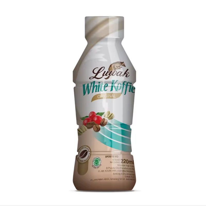 

Luwak White Koffie Siap Minum 220ML – Kopi Putih Dingin Enak & Praktis | Minuman Kekinian Segar