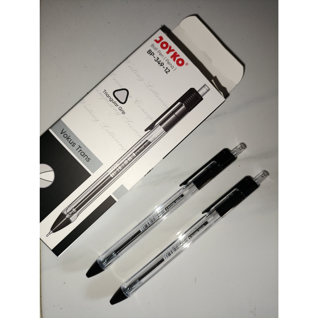 

Ball Pen Pulpen Pena Joyko BP-349 Vokus Trans 0.7 mm (1 Box isi 12 Pcs) || New arrival