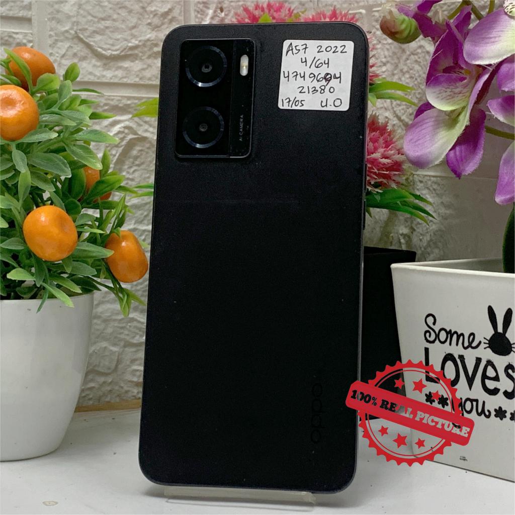 OPPO A57 2022 4/64GB Hitam Bekas Second Resmi OPPO
