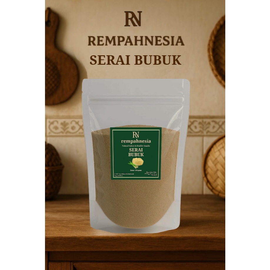 

SERAI BUBUK MURNI PREMIUM ASLI 100% - SEREH BUBUK TANPA CAMPURAN