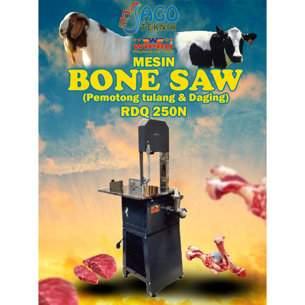 WIPRO RDQ250N Bonesaw Meatsaw/Mesin Potong Tulang Daging Beku