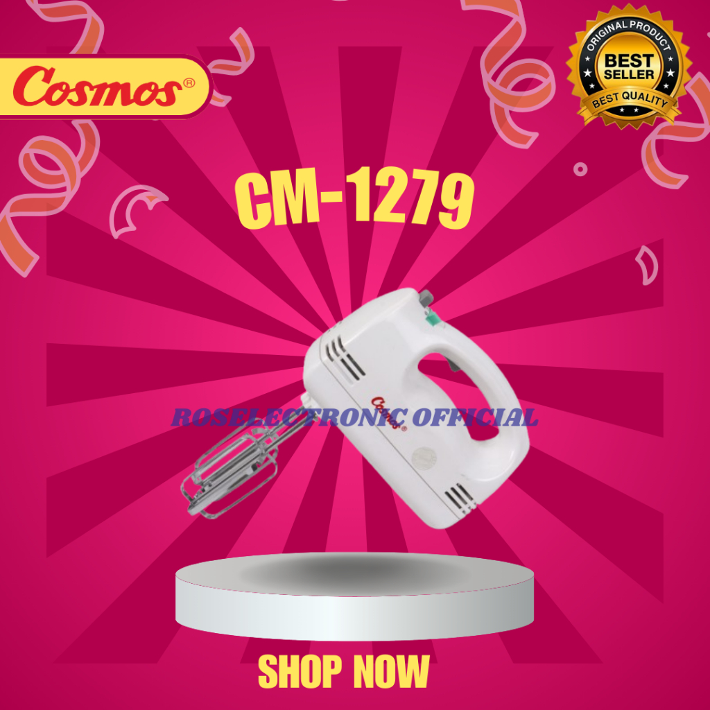 COSMOS MIXER CM 1279 HAND MIXER/CM1279/CM-1279/CM 1279/HAND MIXER COSMOS SM1279 ORIGINAL BERGARANSI