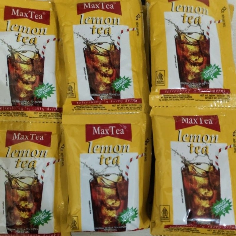 

Max Tea Lemon Tea (1renceng isi 10 Sachet@25gr)
