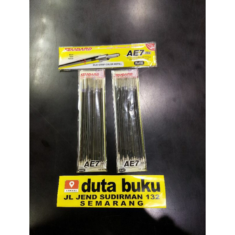 

Isi Refill Pen Pulpen Bolpoin Standard AE7 0.5mm - 1 pack (12pcs)