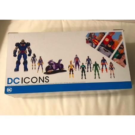 DC Collectibles DC ICONS Rebirth Justice League 7 Pack Action Figure BATMAN SUPERMAN CYBORG WONDER W