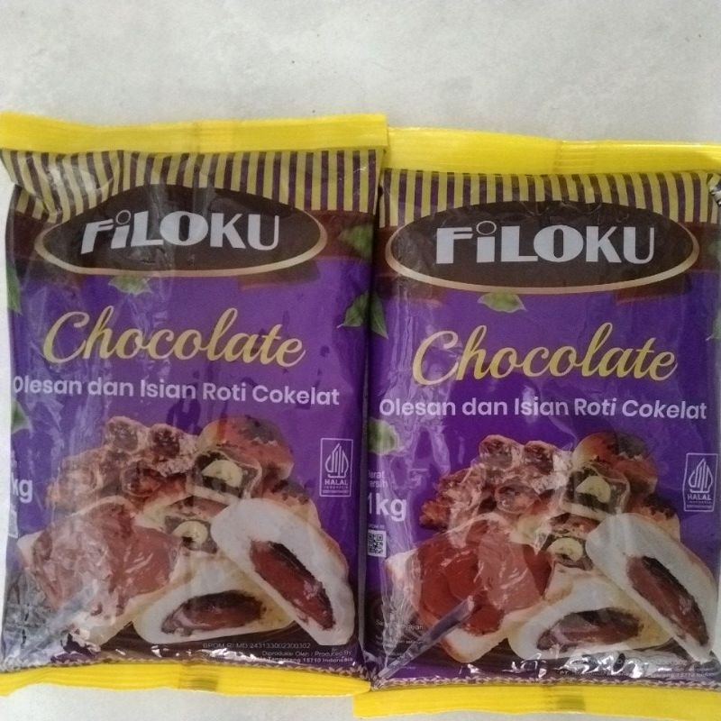 

Filoku Chocolate Olesan dan Isian Roti Cokelat 1kg