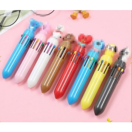 

TERMURAH PENA BANGTAN BOYS Pulpen Kartun 10 Warna Pen Warna Warni Bolpoin Karakter Lucu