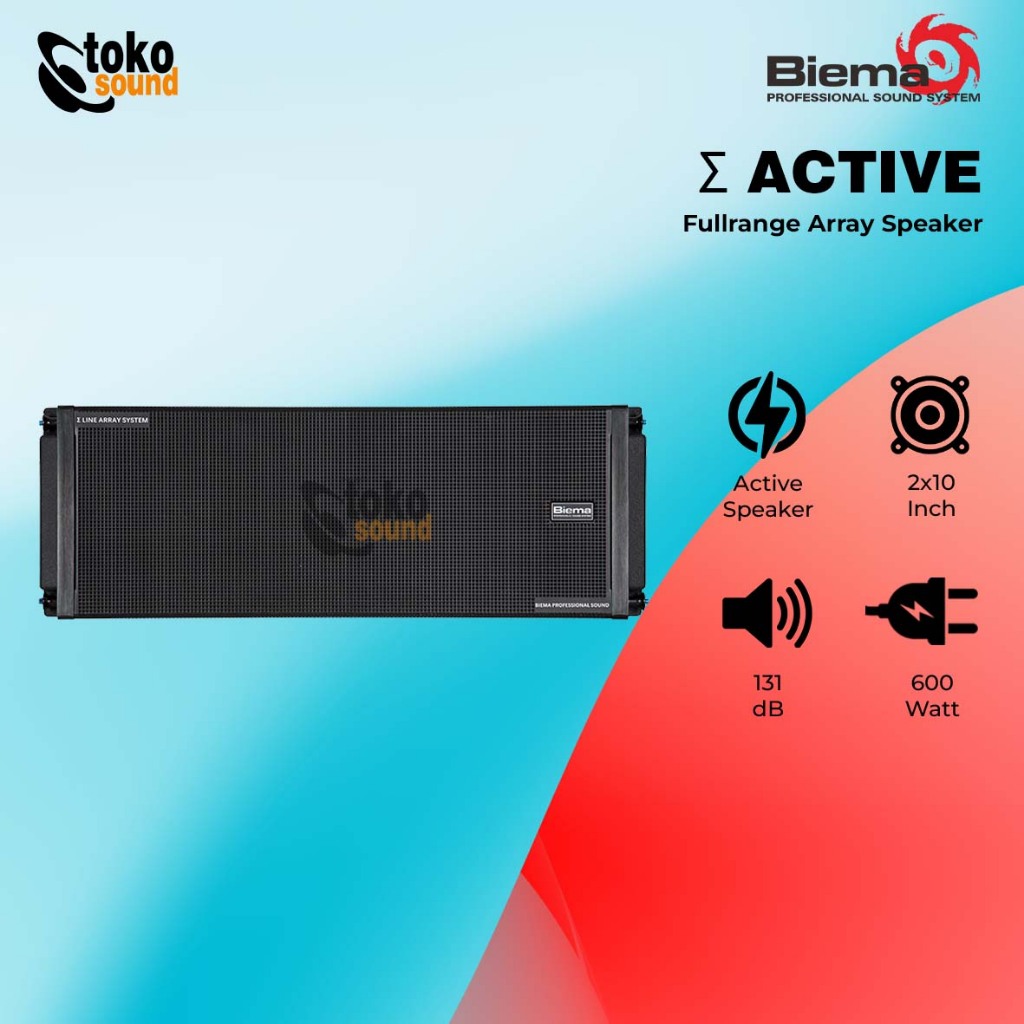 Biema Sigma Active Full Range Line Array Speaker