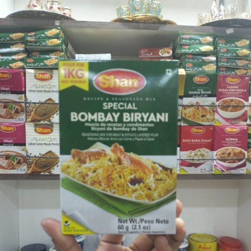 

(BPOM) Bumbu Shan Bombay biryani bumbu masak instan