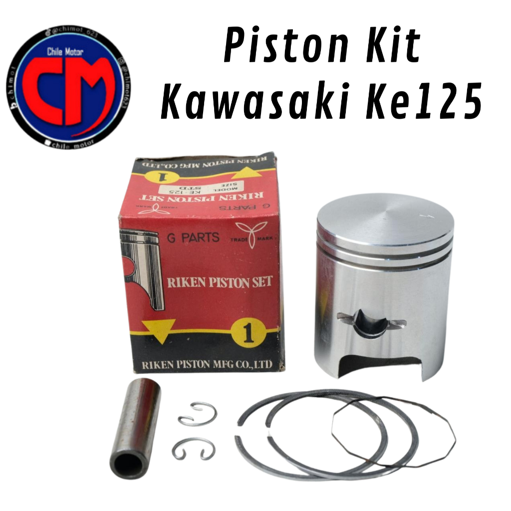 Piston Kit Kawasaki Ke125 Ke 125 Os 125