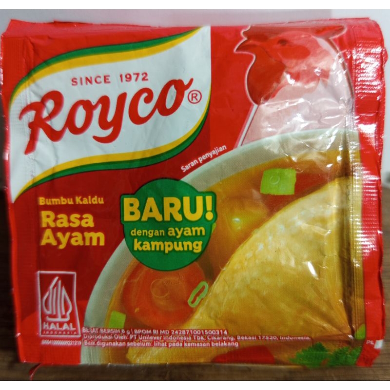 

Royco Bumbu Kaldu Rasa Ayam 8,5 g isi 12